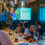 Foto van netwerkborrel met workshop DISC