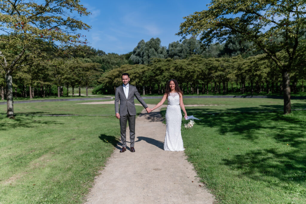 Bruiloft, bruiloftfotografie, Amsterdamse bos, trouwfotograaf Amsterdamse bos